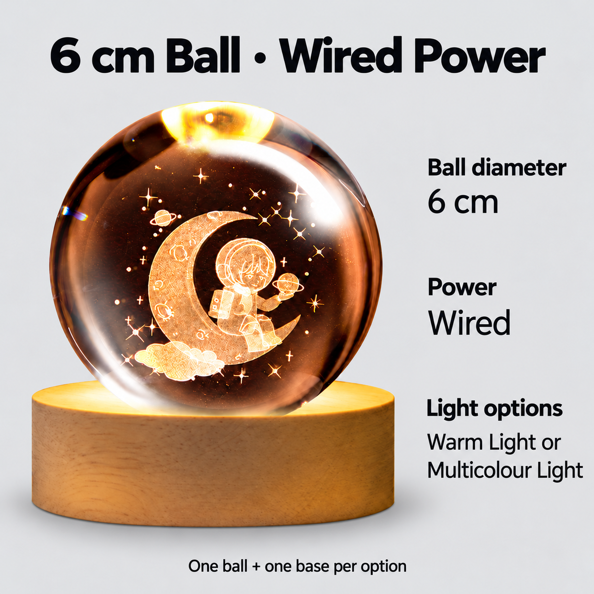 Moon Figure Ball Night Light 4