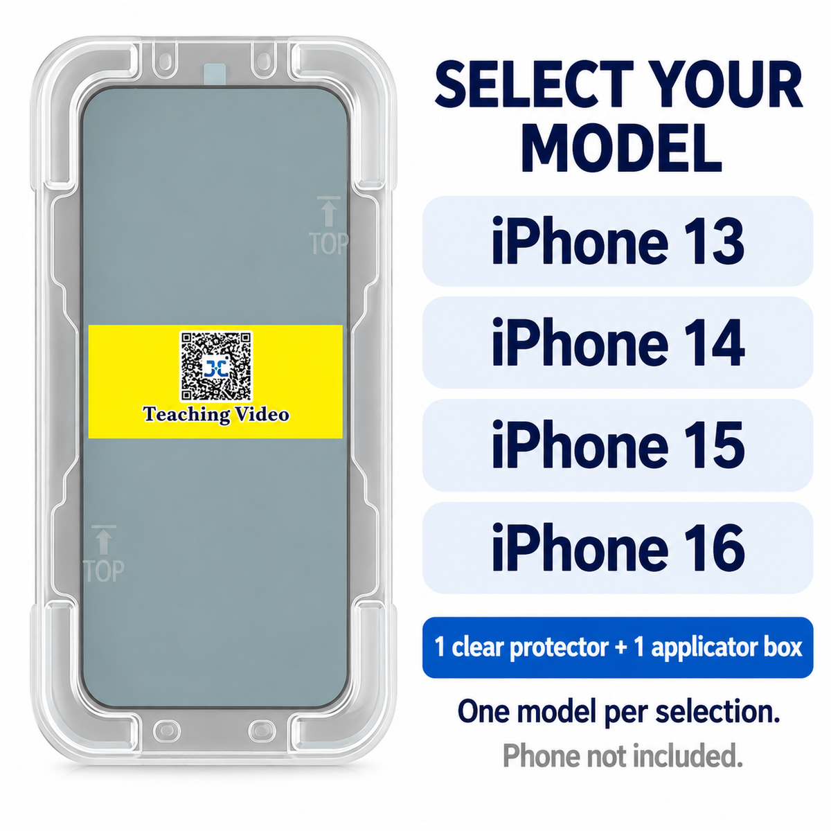 Clear iPhone Screen Protector with Applicator Box 4