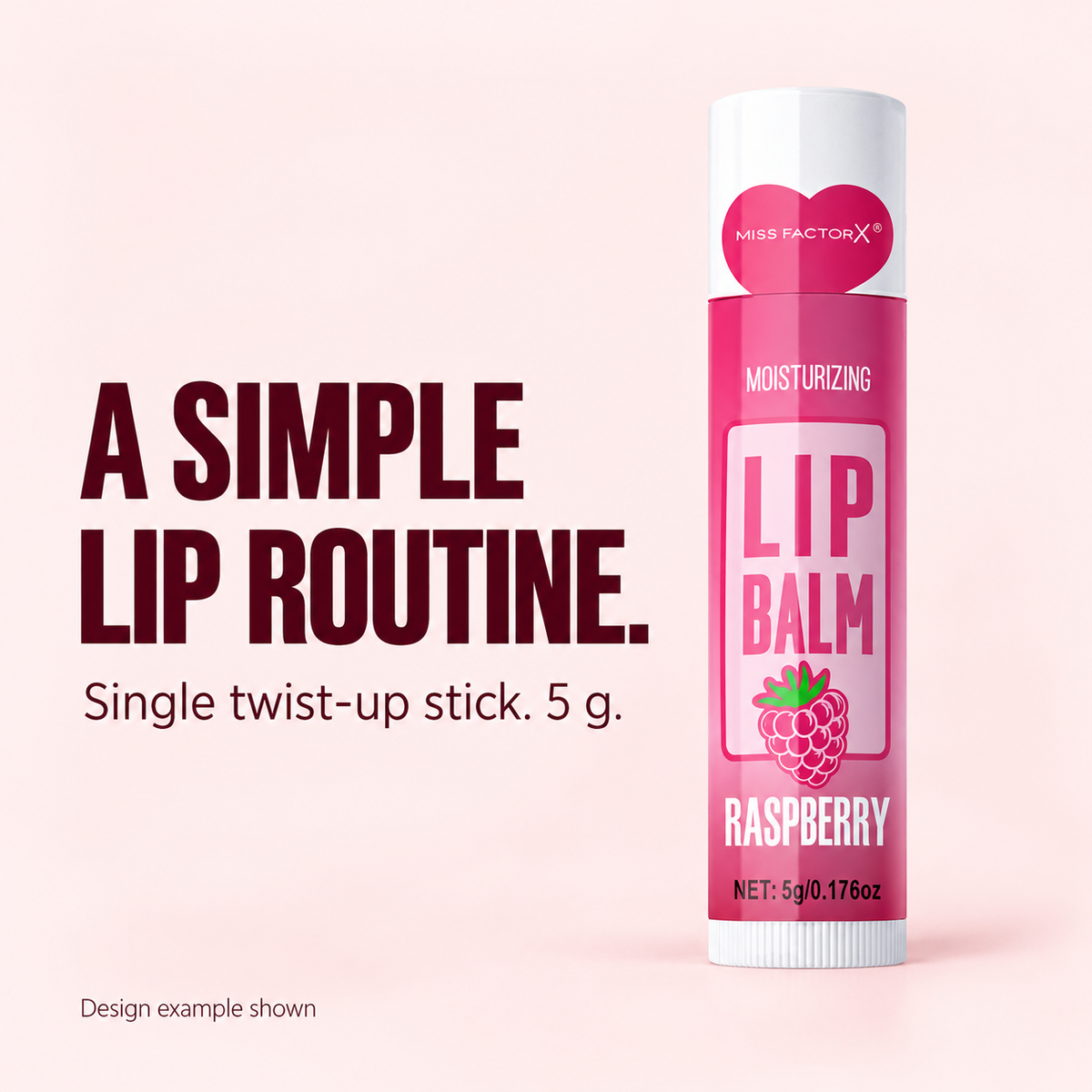 MISS FACTORX Twist-Up Lip Balm – 5 g Single Stick 5