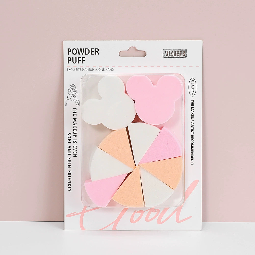 2 Mickey Sponges and 8 Triangular Sponges