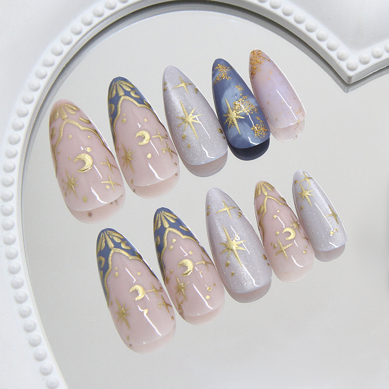 Firework Star press-on nail set image 4