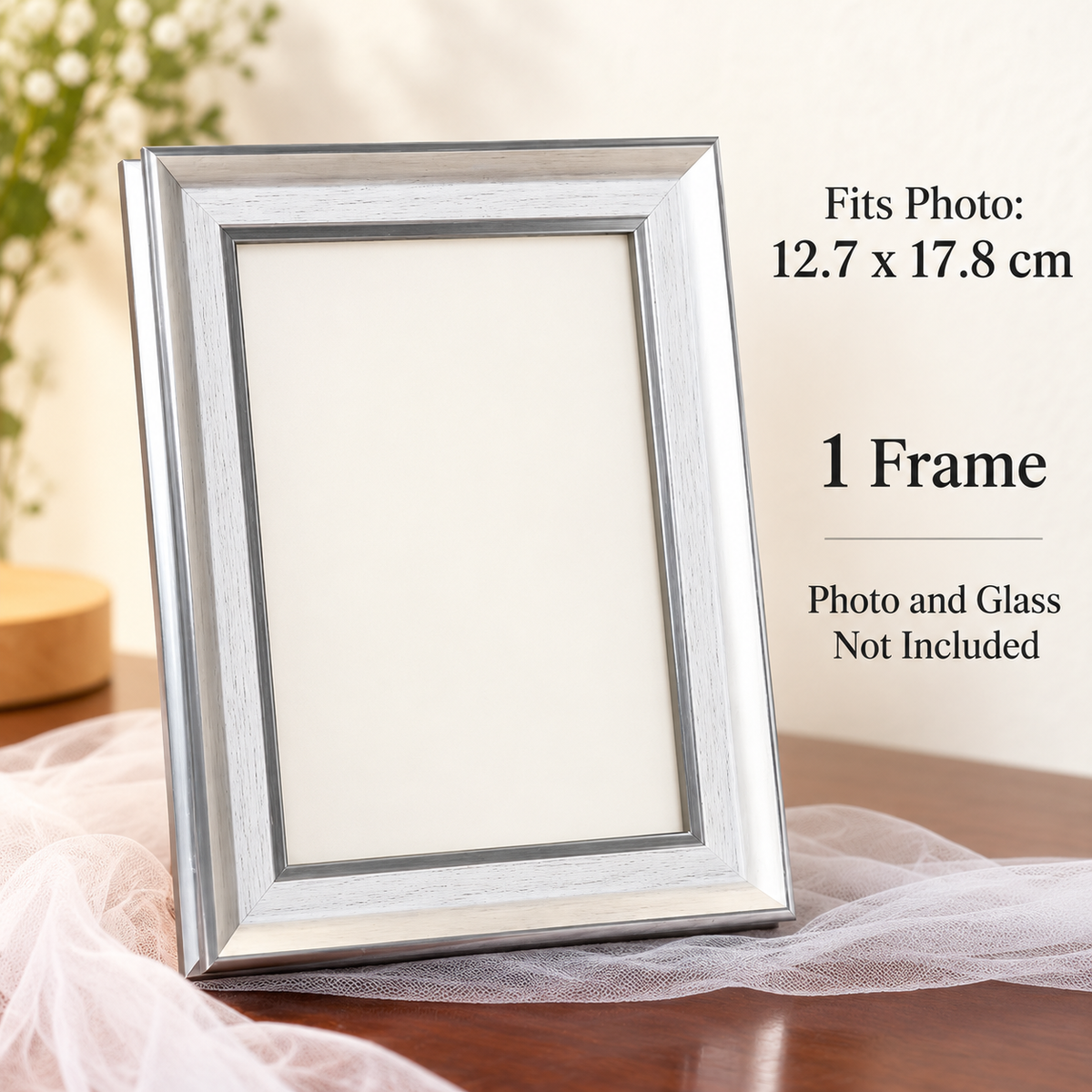 7-Inch Two-Tone Tabletop Photo Frame 4