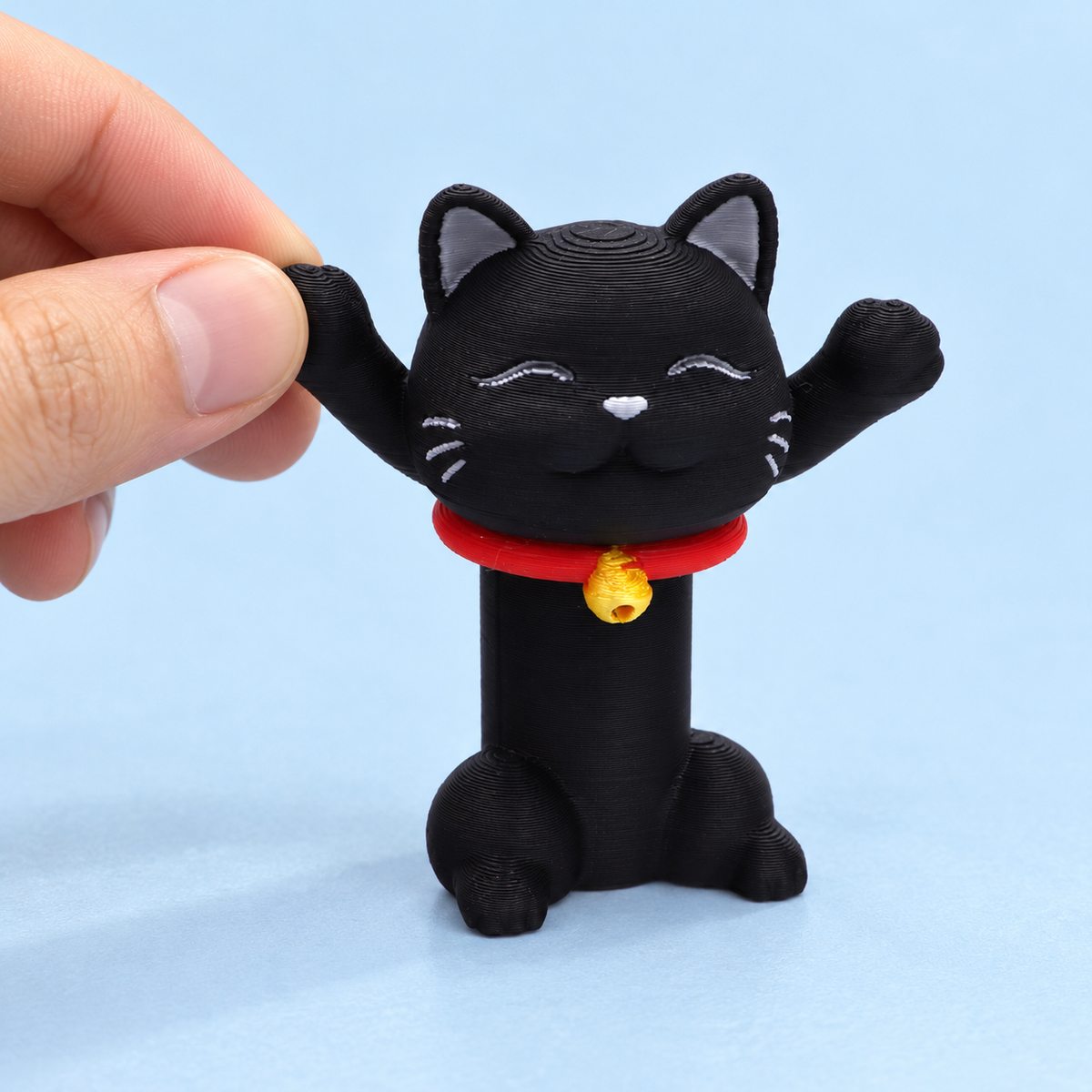 3D-Printed Twist & Extend Lucky Cat 7