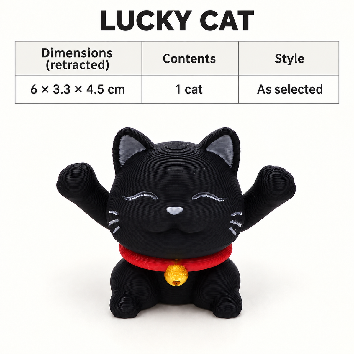 3D-Printed Twist & Extend Lucky Cat 4