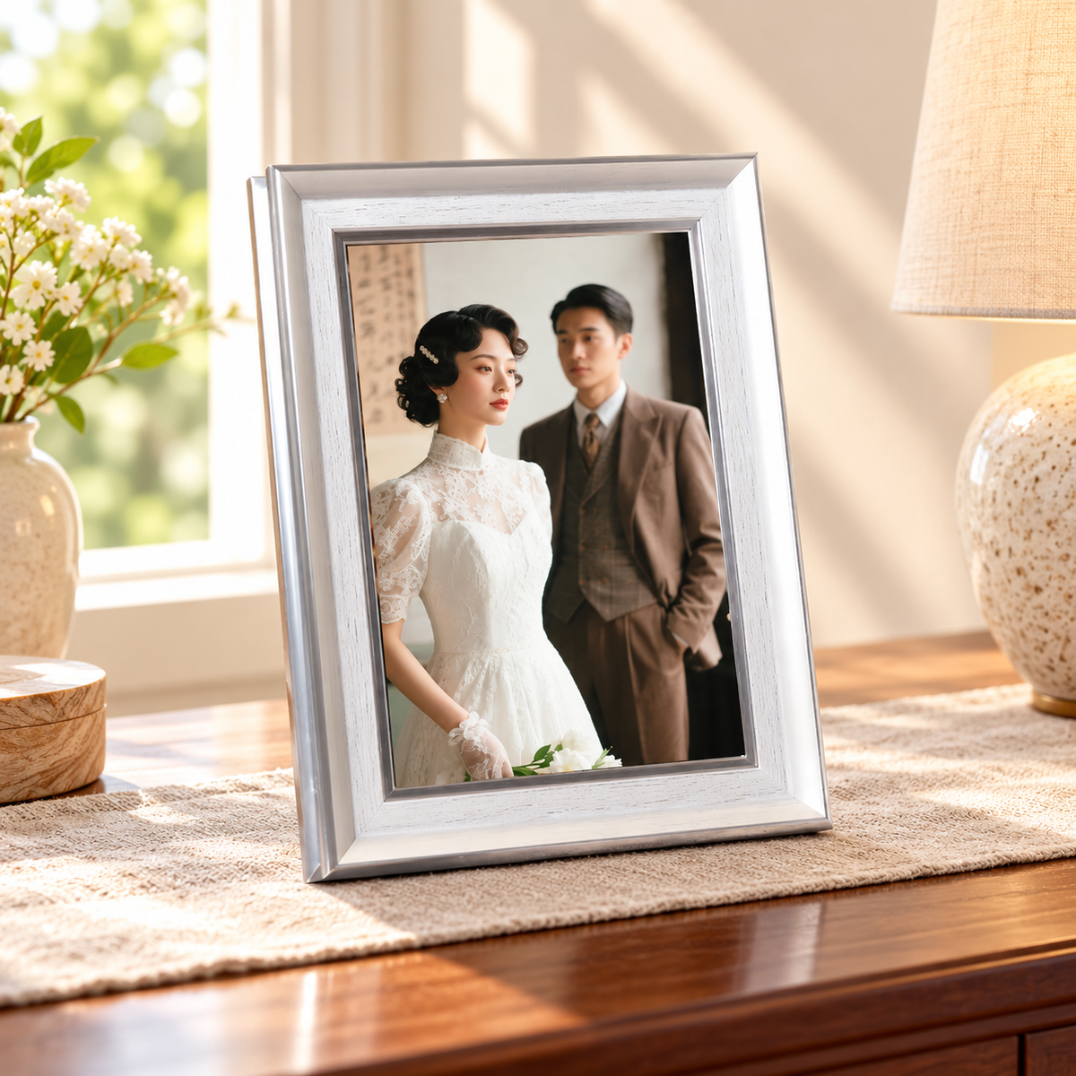 6-Inch Two-Tone Tabletop Photo Frame 3