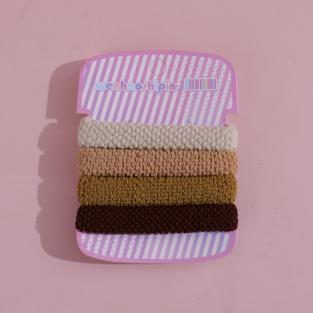 Coffee Series Hair Ties 4pcs