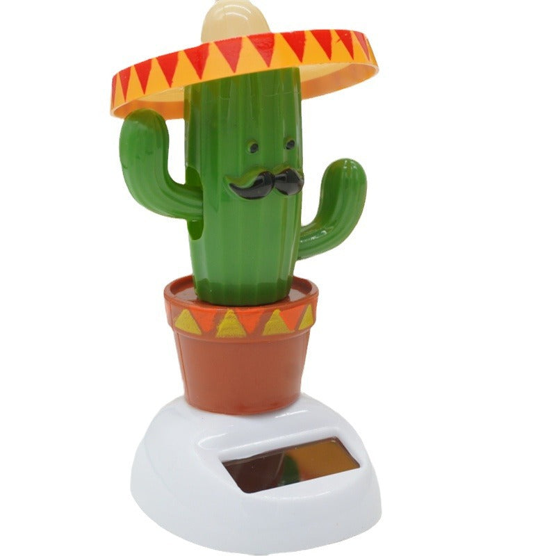 Sunny Sombrero Cactus Figurine 2