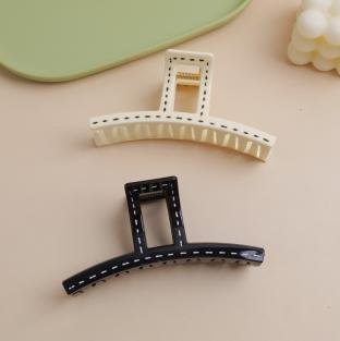 Stitched Edge Claw Clips 13cm