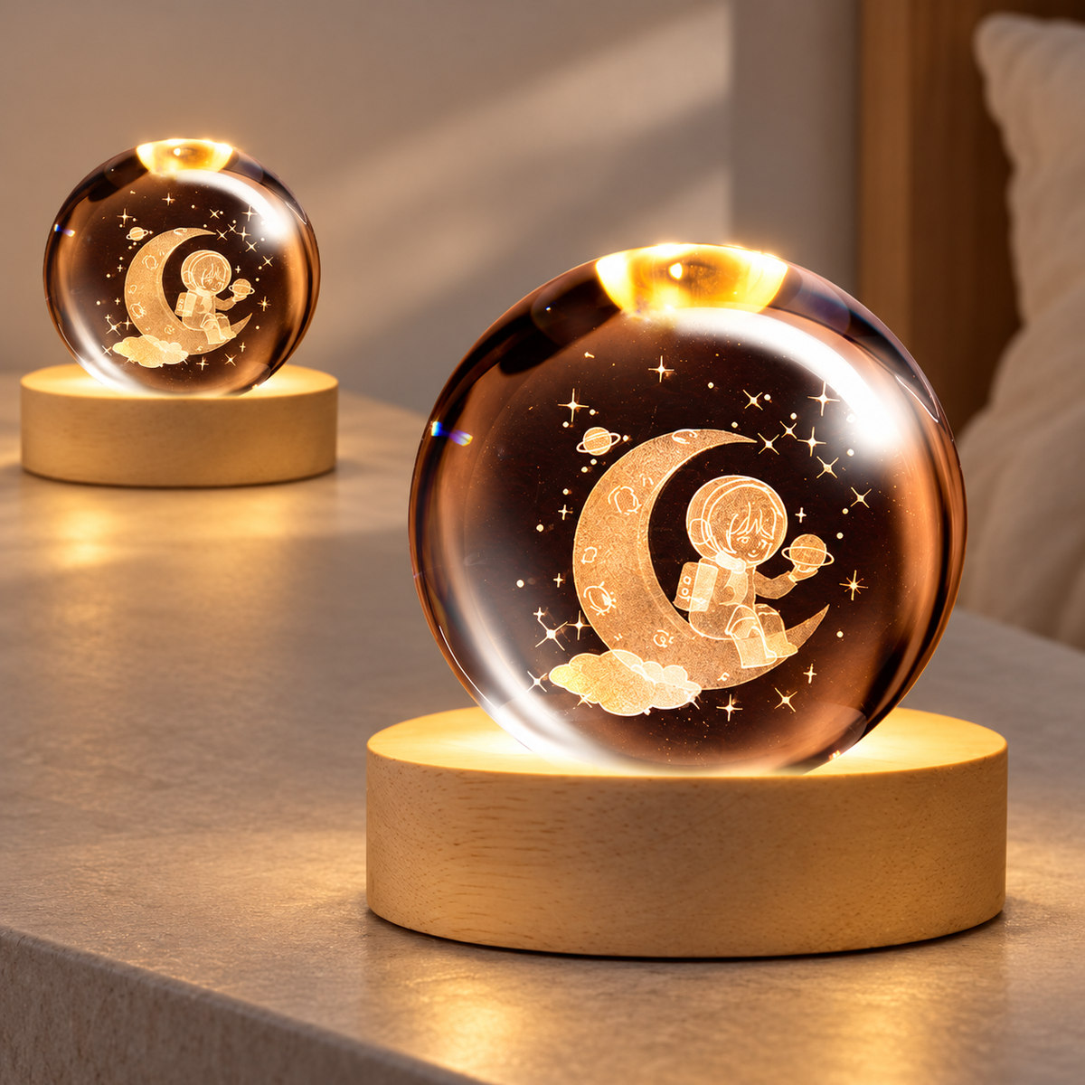 Moon Figure Ball Night Light