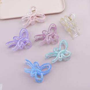 11CM Random Mixed Line-shaped Butterfly Claw Clips
