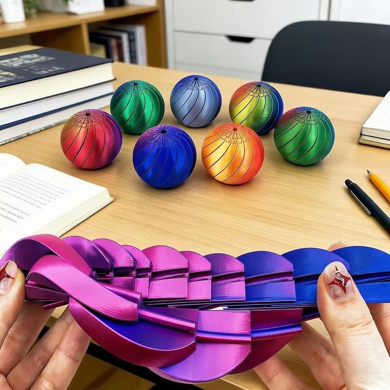 Articulated 3D Printed Slime Twist Ball 5