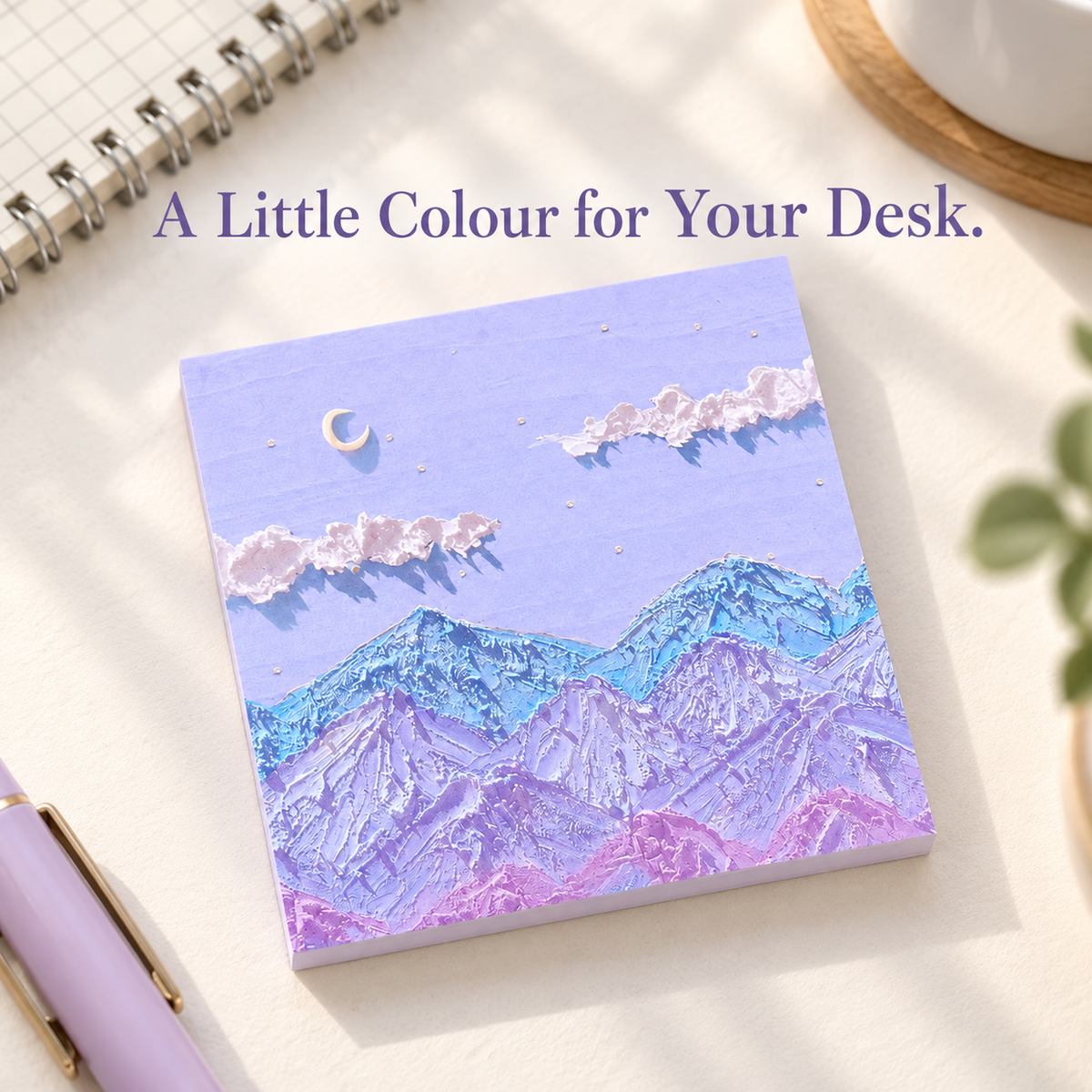 Oil-Painting Style Sticky Notes – 80 Pages 6