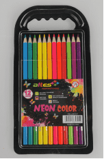 12 Neon Color Pencils 2
