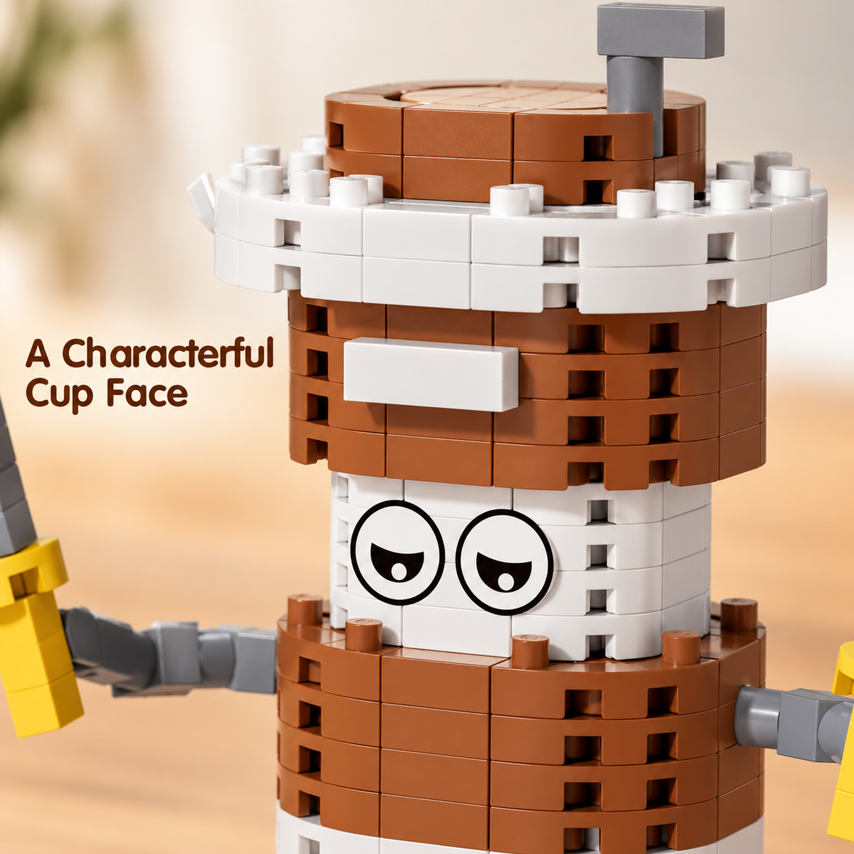 Cappuccino Cup Ninja Building Block Kit – MZ412 4