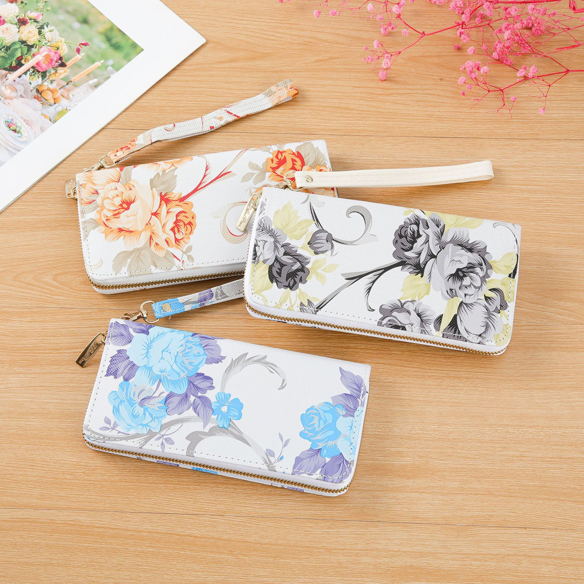 Small Floral Print Women's Wallet