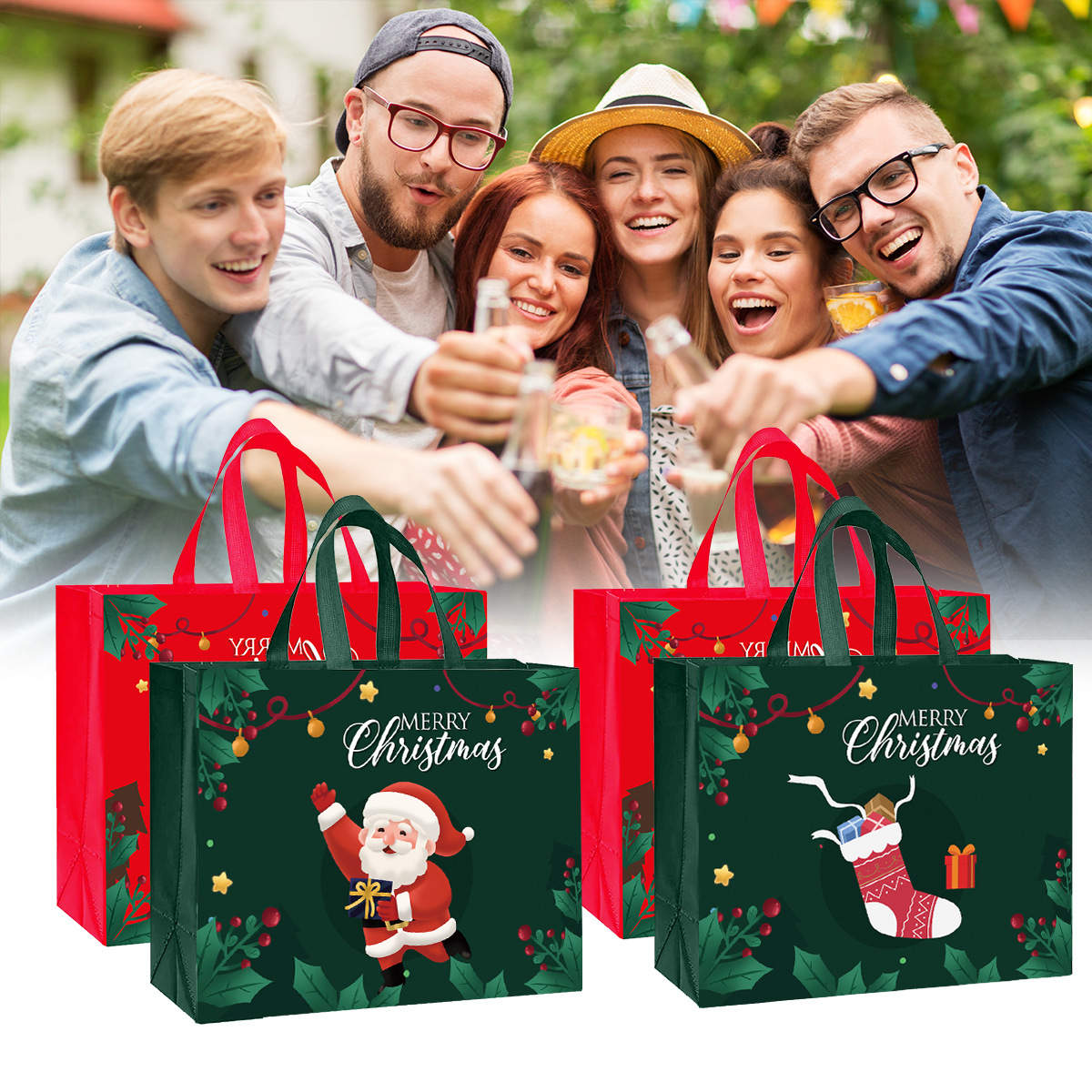 Middle Non-woven Tote Bag