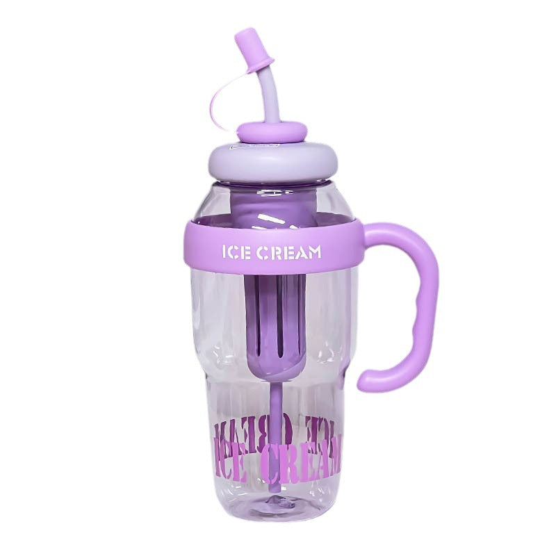 Colorful Plastic Straw Cup