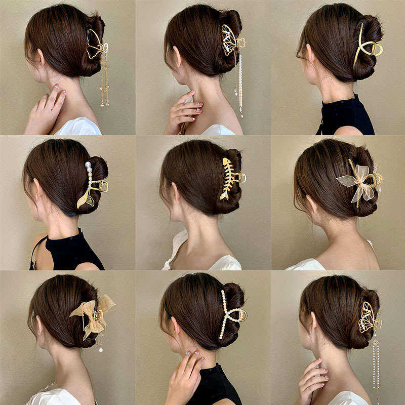 Sculpted Design Hair Claw Clip 2