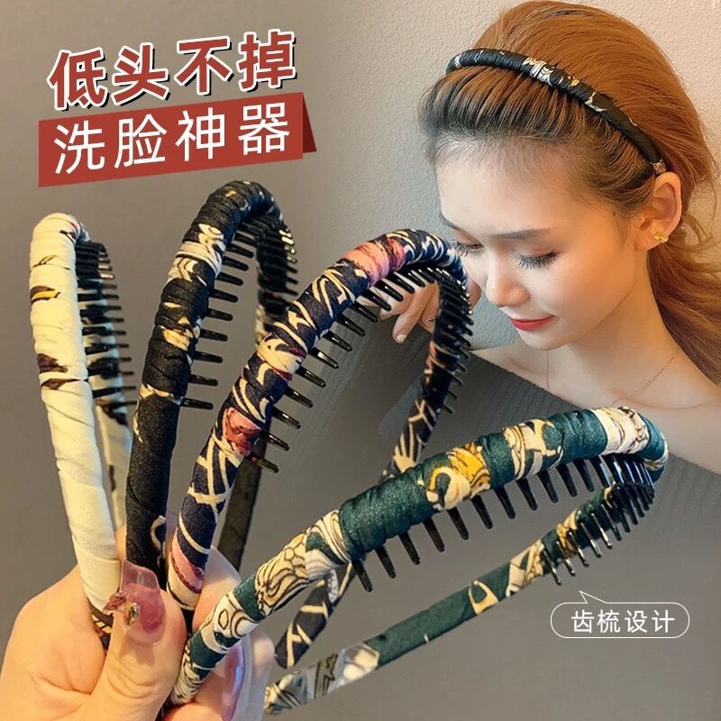 Floral Fabric Non-slip Headband 2