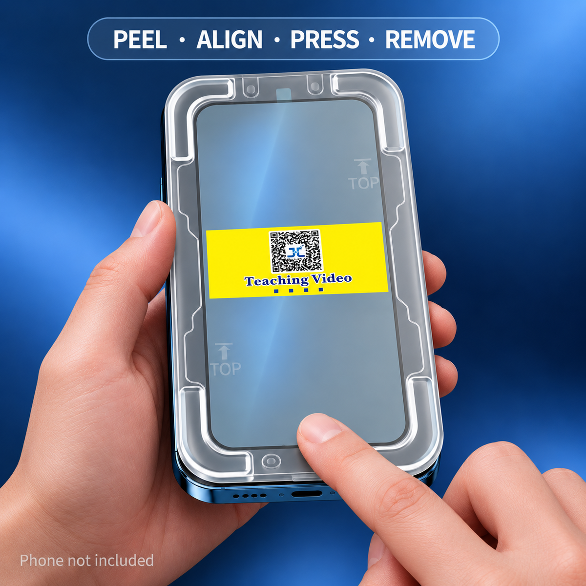 Clear iPhone Screen Protector with Applicator Box 7