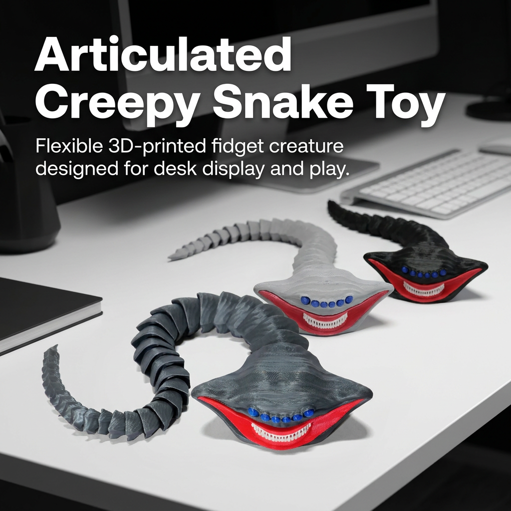 Creepy Rainbow Flexible Snakes 2