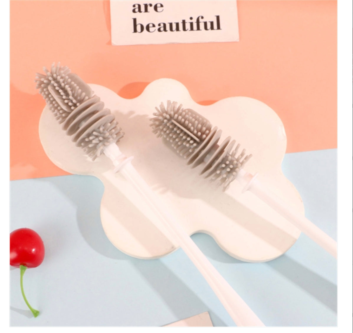 Silicone Spiral Bottle Brush 2