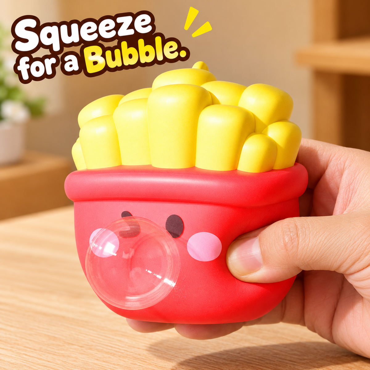 Food-Shaped Bubble Squeeze Toy – Four Designs 7