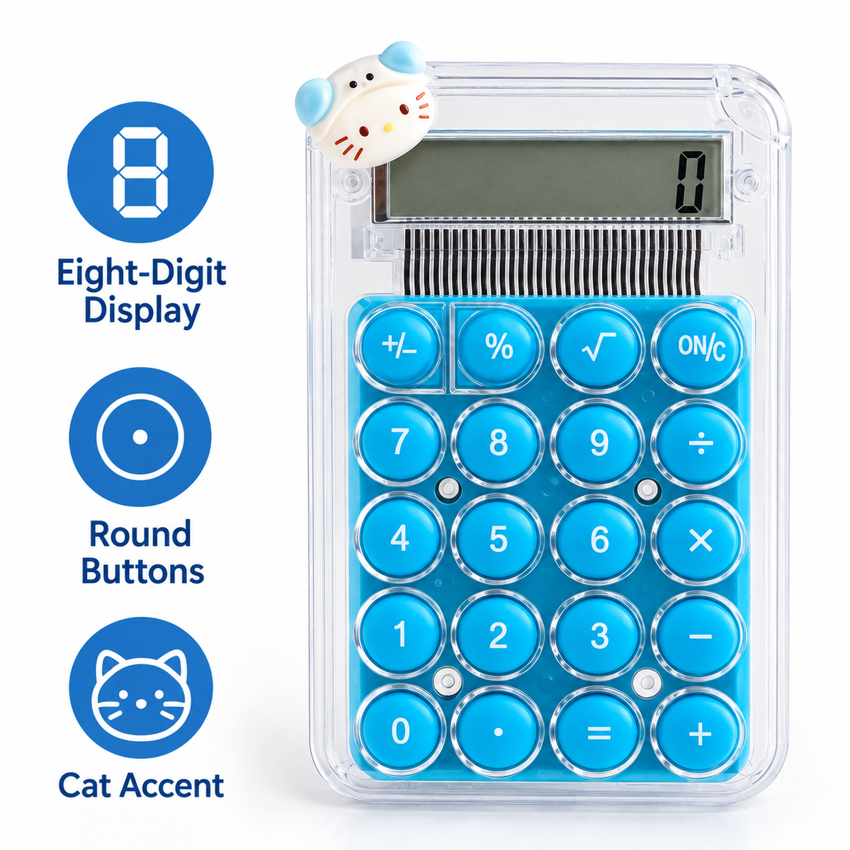 Cat Accent Clear-Body Calculator 8