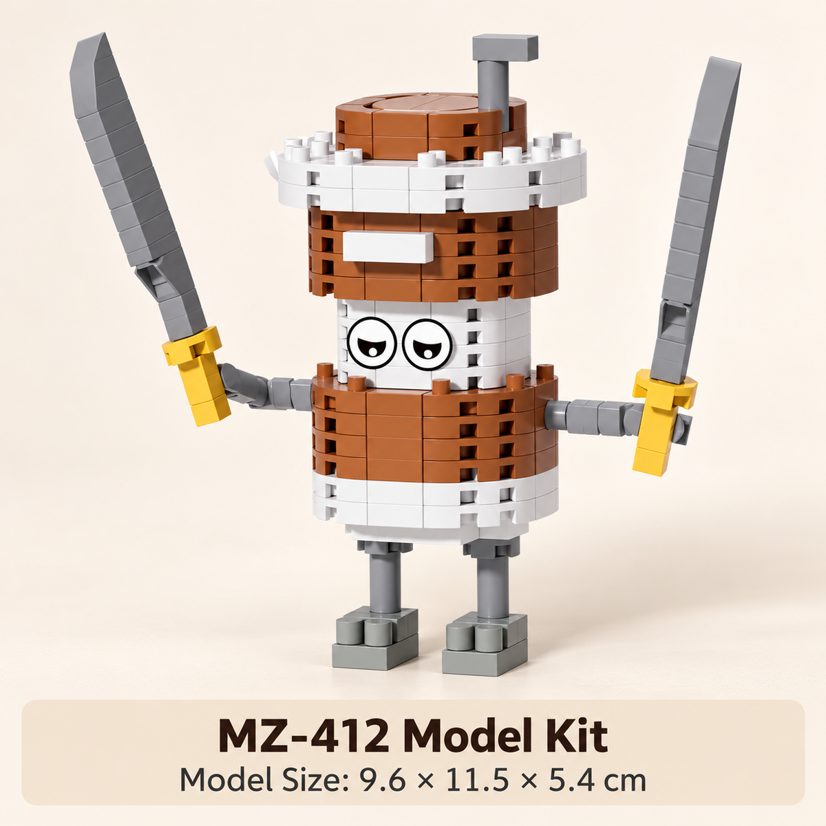 Cappuccino Cup Ninja Building Block Kit – MZ412 3