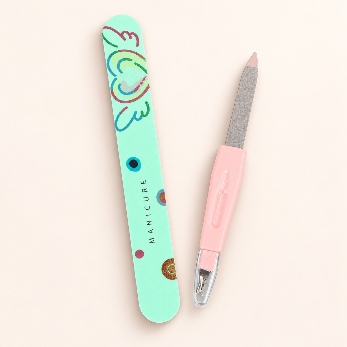 2-Piece Nail File and Cuticle Care Set