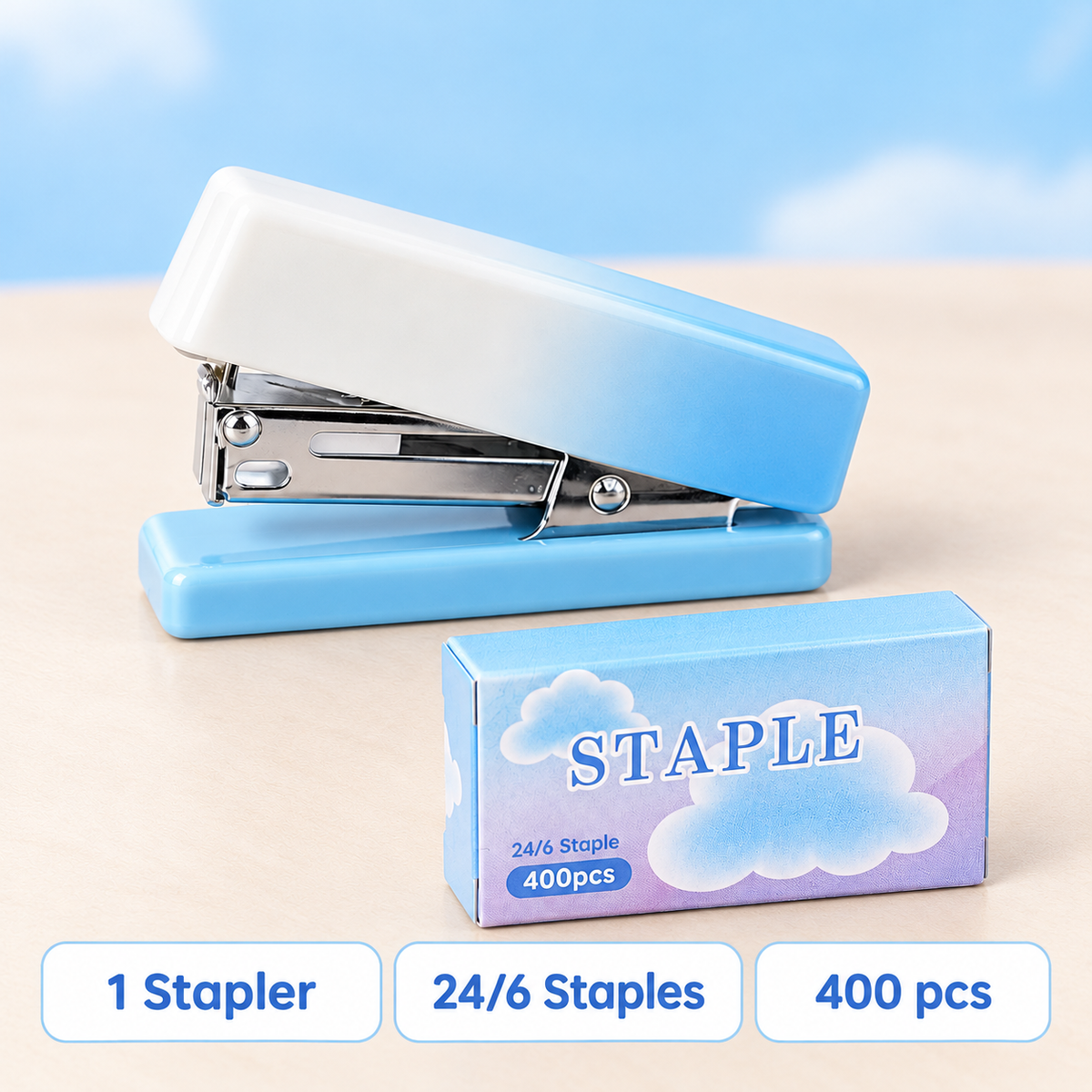Gradient Mini Stapler Set – Choice of 4 Colours 4