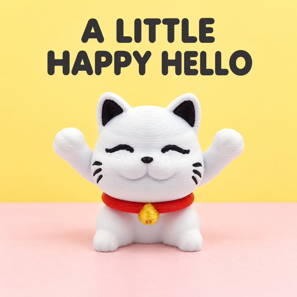 3D-Printed Twist & Extend Lucky Cat 6