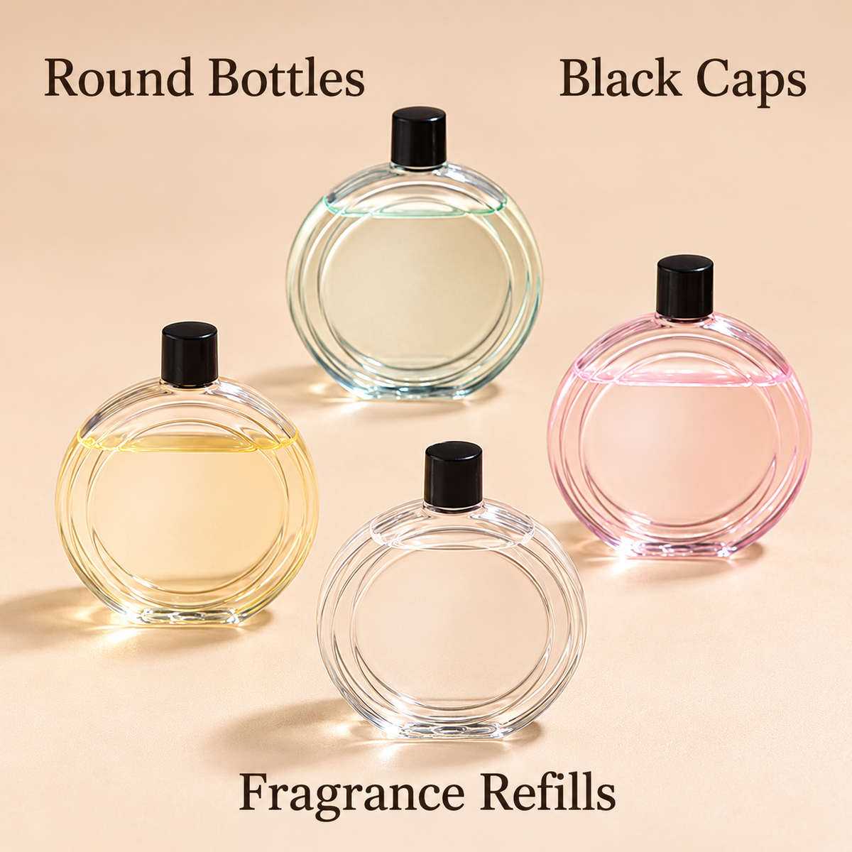 Four-Bottle Aroma Fragrance Refill Set 7