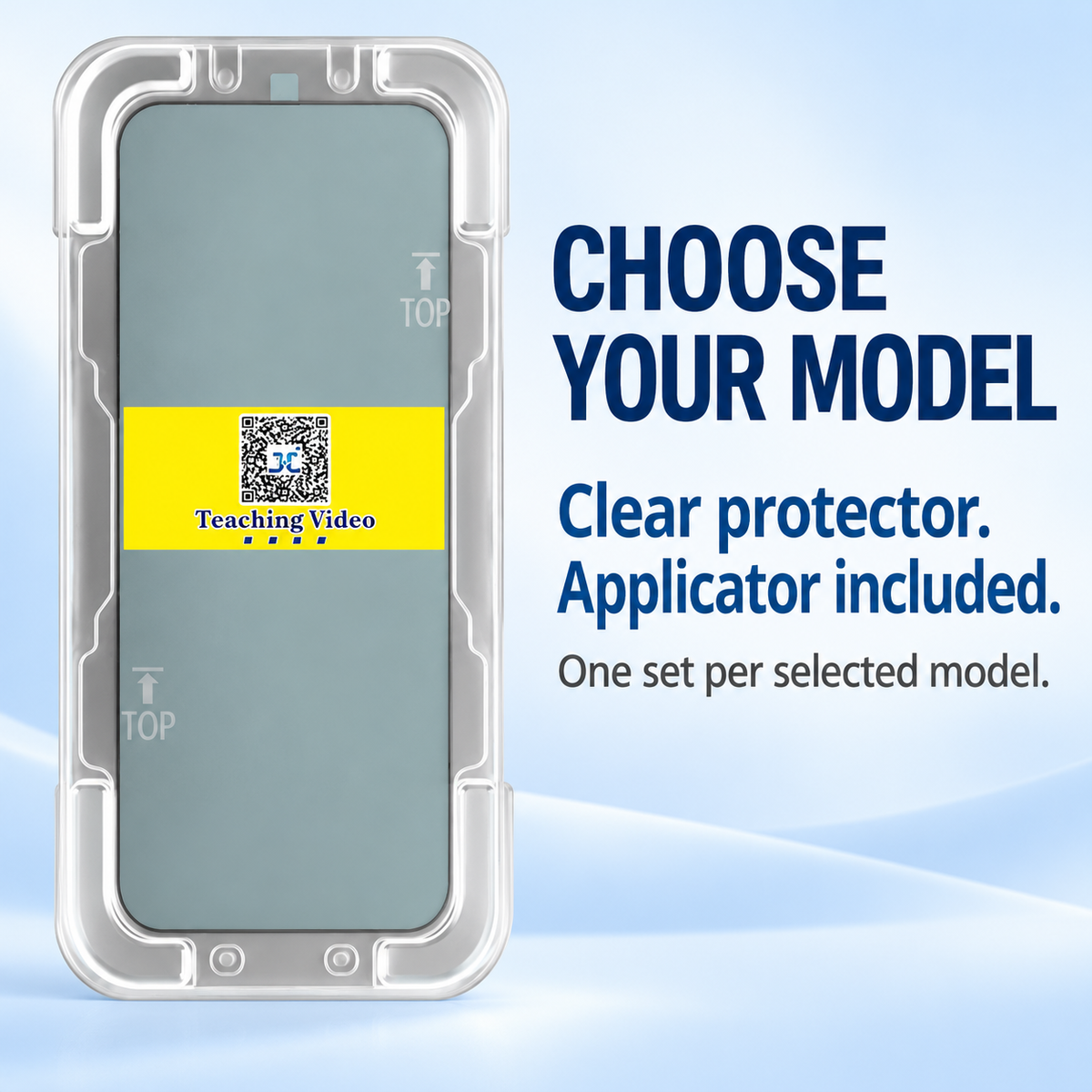 Clear iPhone Screen Protector with Applicator Box 6