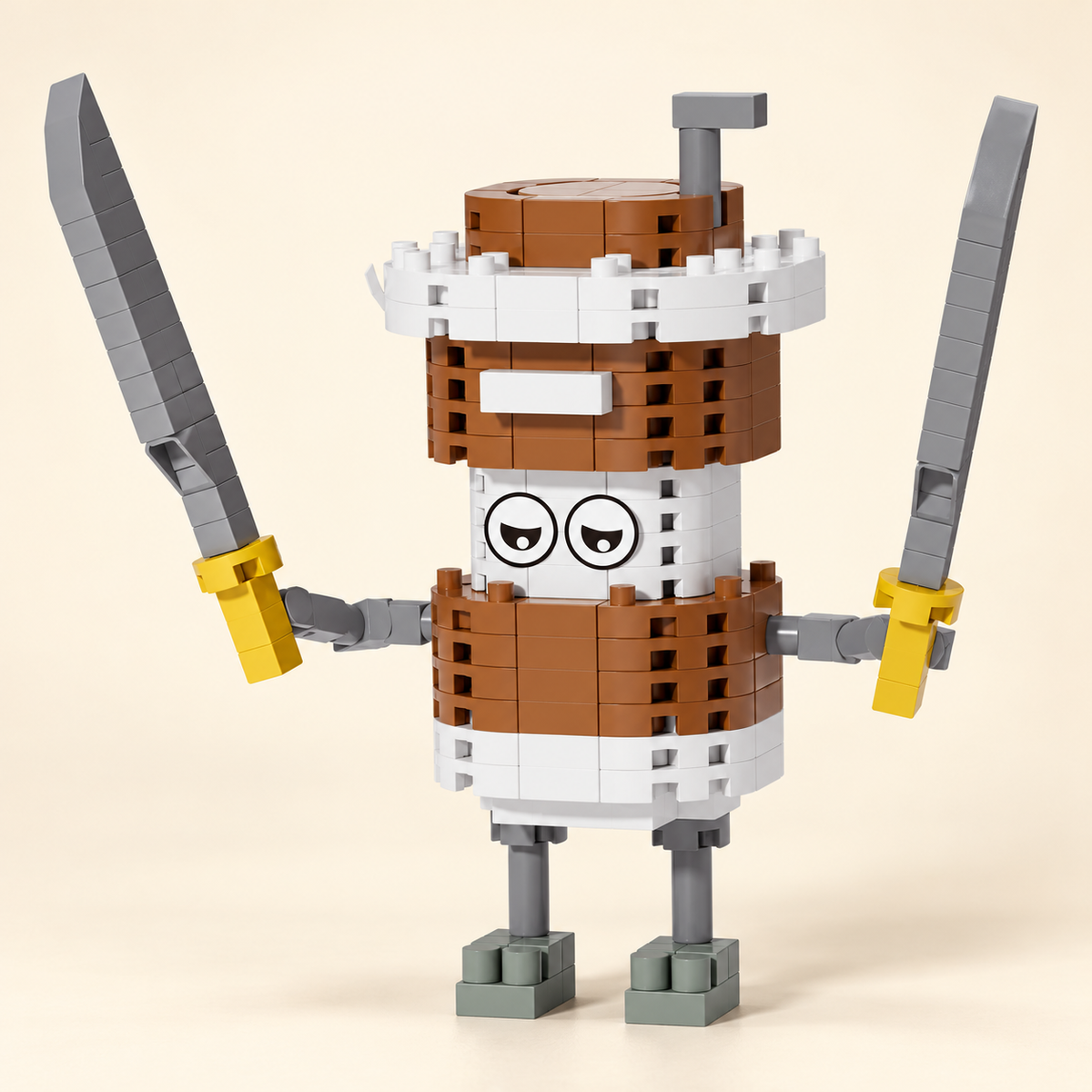 Cappuccino Cup Ninja Building Block Kit – MZ412