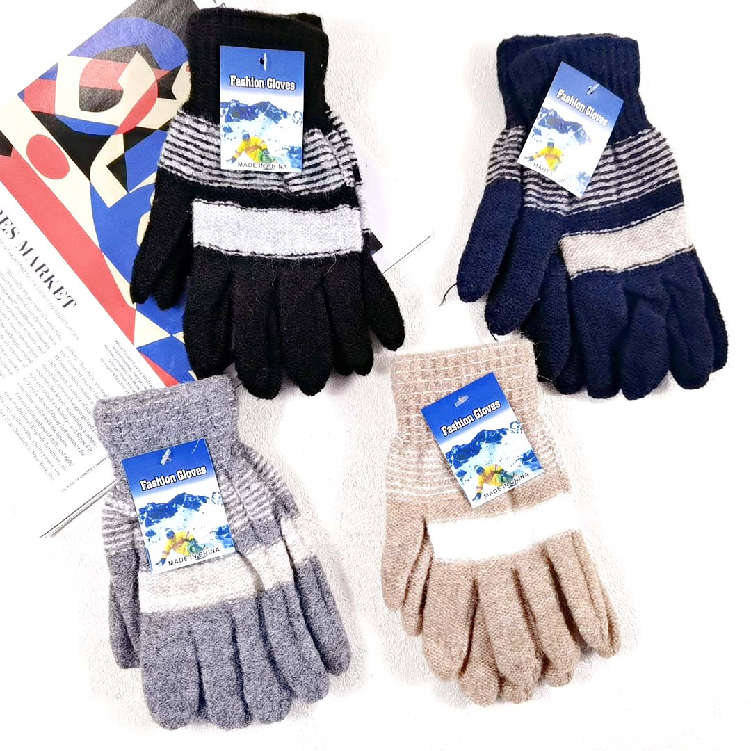 Colorful Knit Gloves