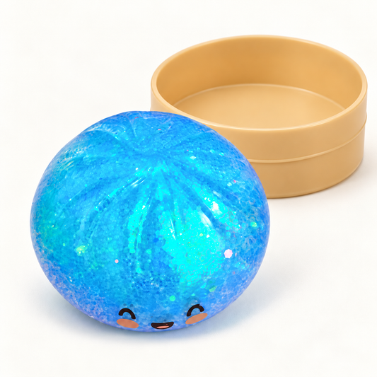 Glitter Dumpling Squishy Toy