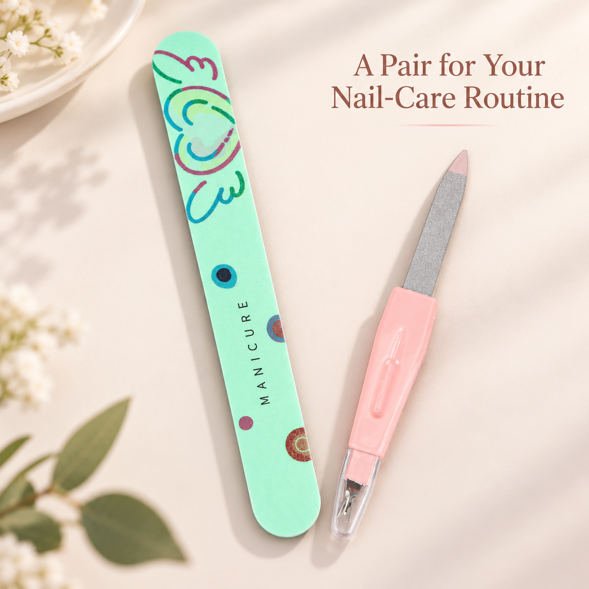 2-Piece Nail File and Cuticle Care Set 5