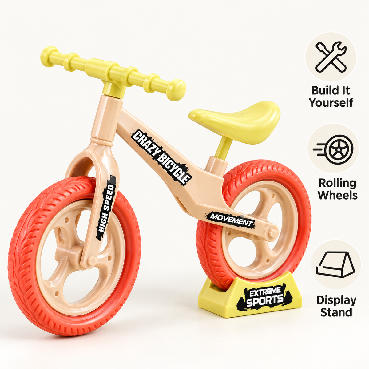 Boxed Bicycle Building Brick Set 8
