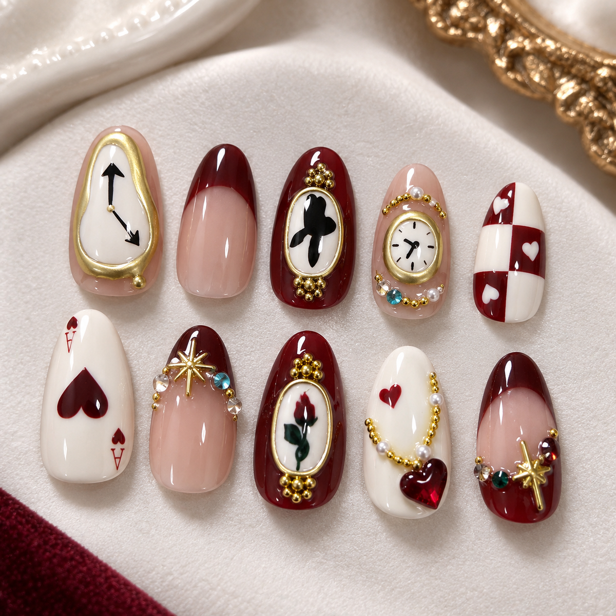 Gilded Tender Moments Rose Pearl Press On Nail Set product image 4