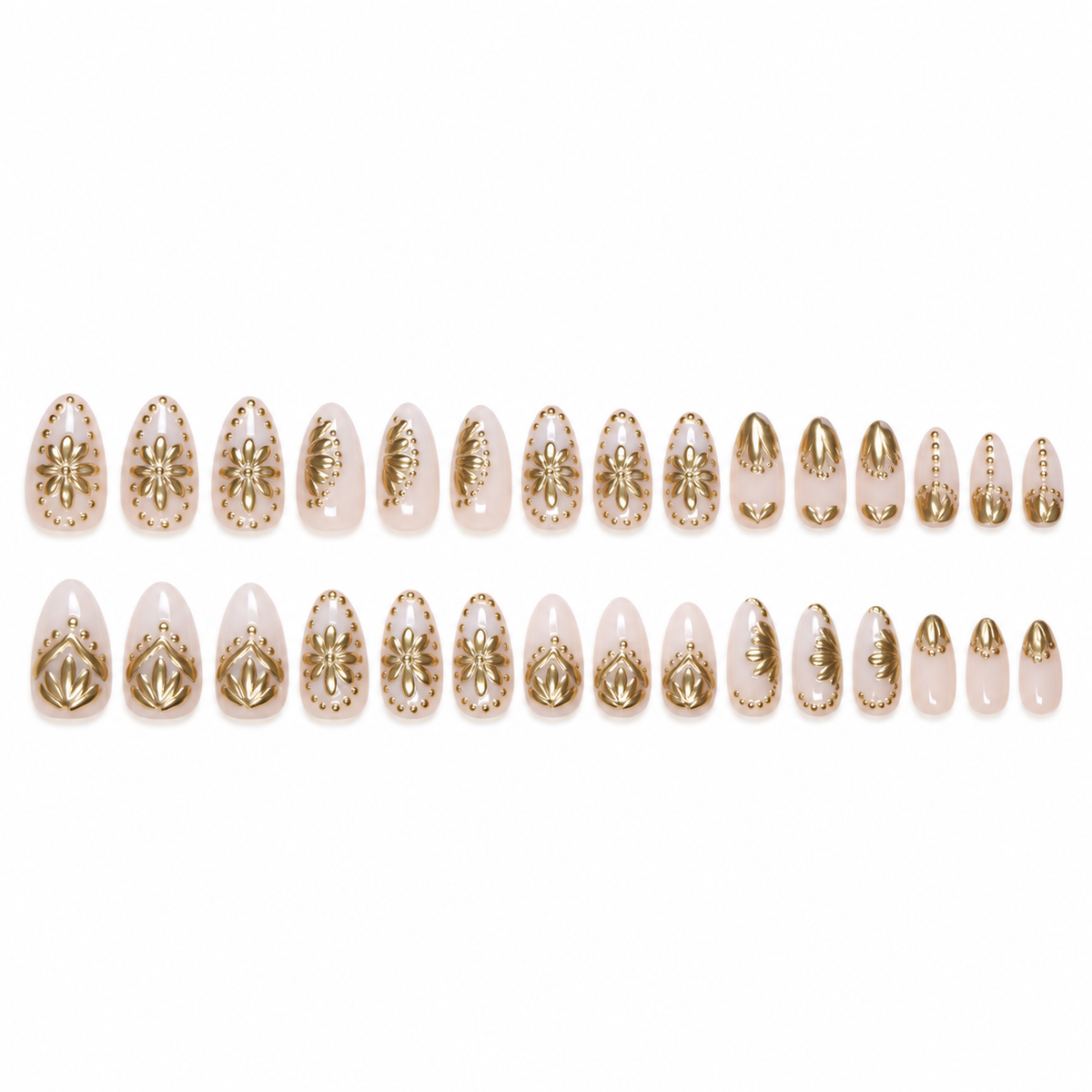 Golden Filigree Press On Nail Set · mproduct-015576722dd62859ac61