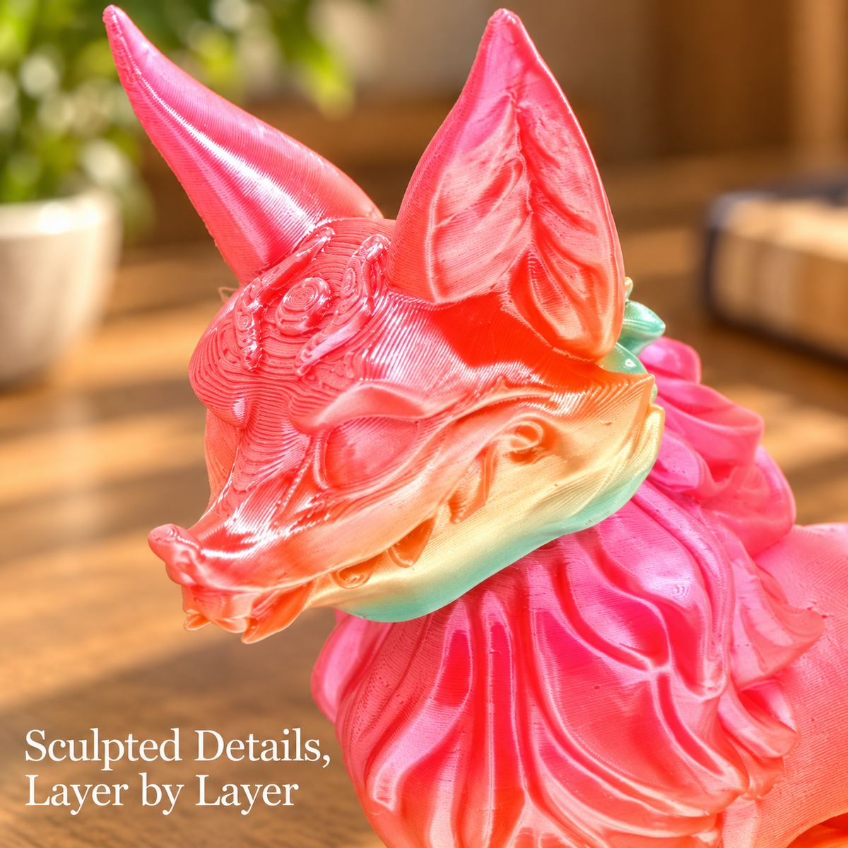 Articulated Rainbow Nine-Tailed Fox – 23 cm · mproduct-03882ecc81cb851e7ea8