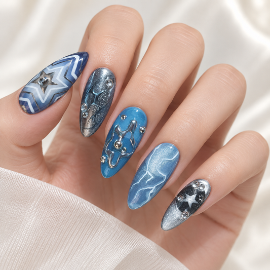 Deep Sea Starlight Ripple Cat Eye Press On Nail Set · mproduct-03b08eb0f22cd506af81