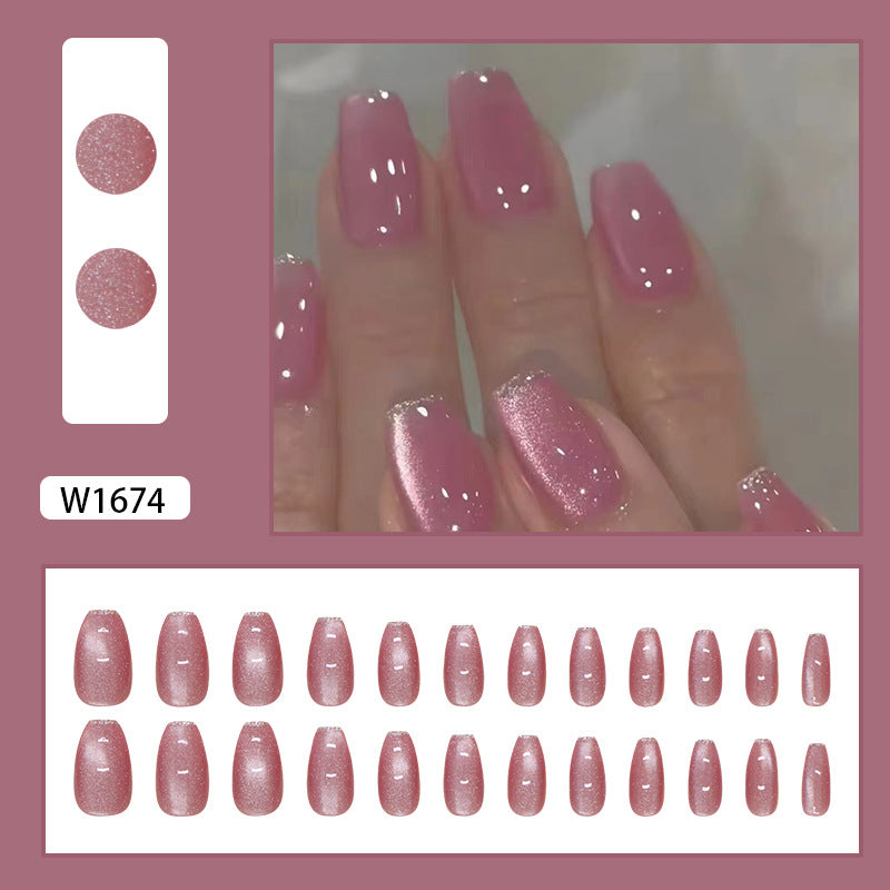 Micro Glitter Cat Eye Press On Nail Set · mproduct-045db5d5cb95d2e43f01