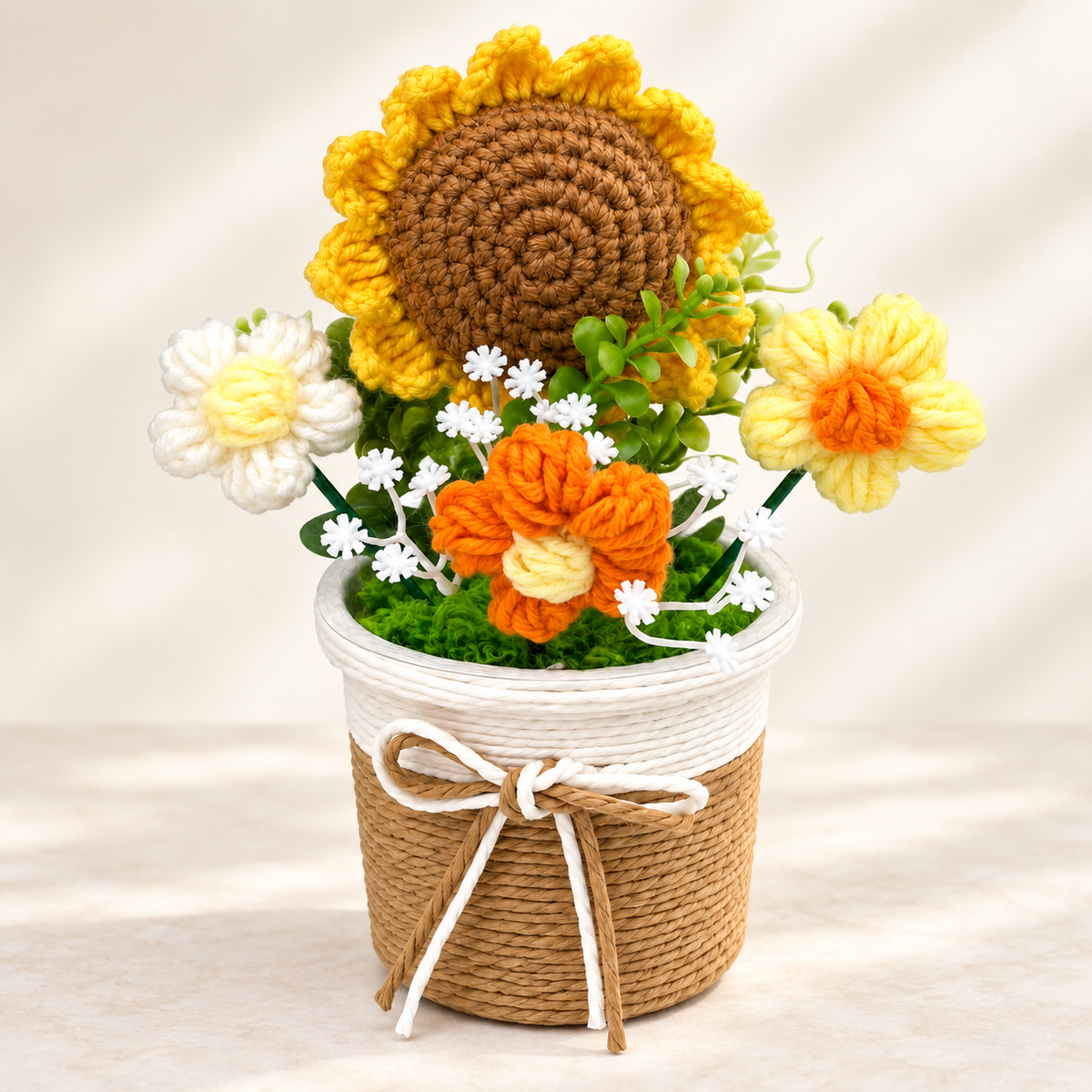 Large Crochet Flower Pot Arrangement · mproduct-0abde0f022829e7e2966