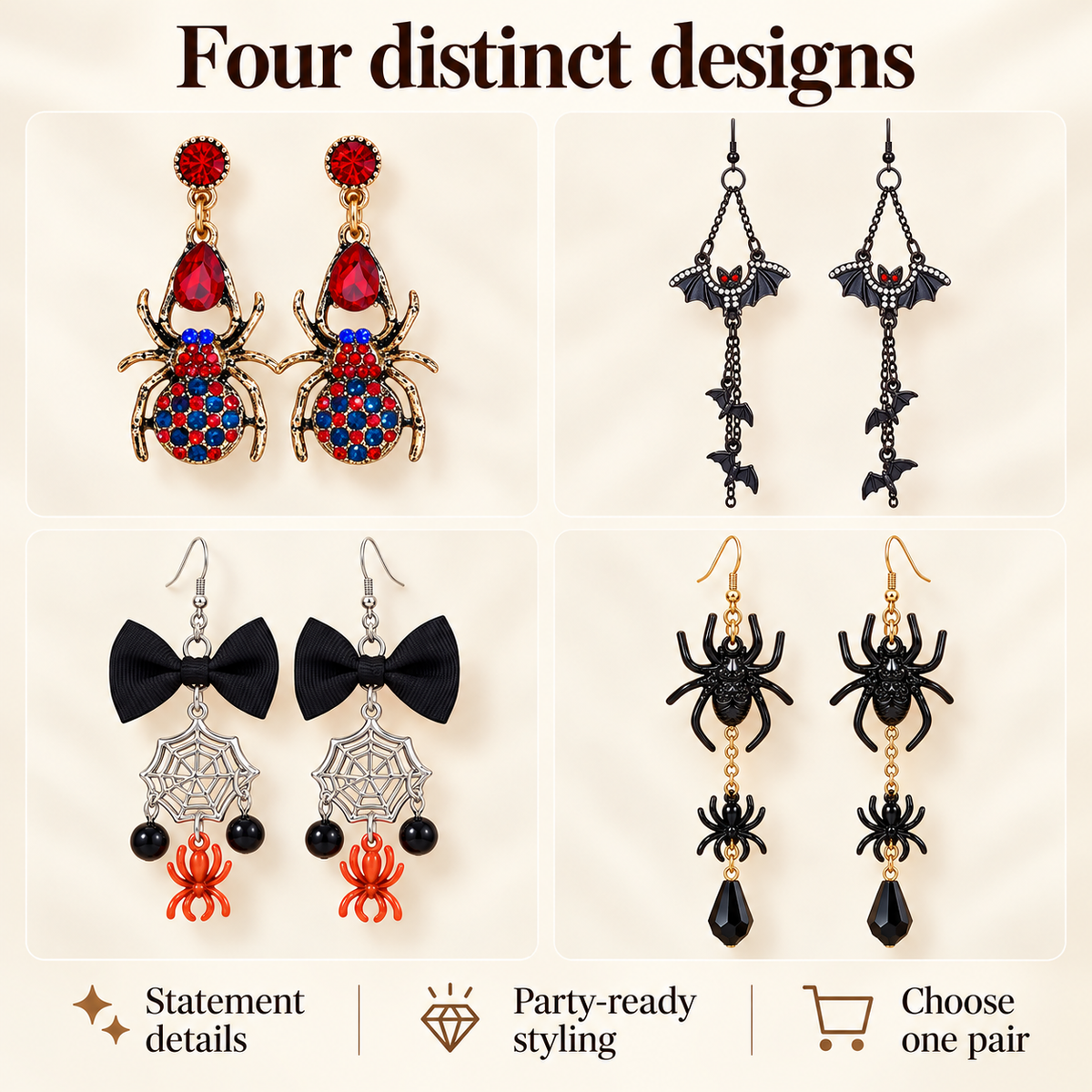 Gothic Spider Bat Earrings Collection · mproduct-11873d3e04a0401d7810