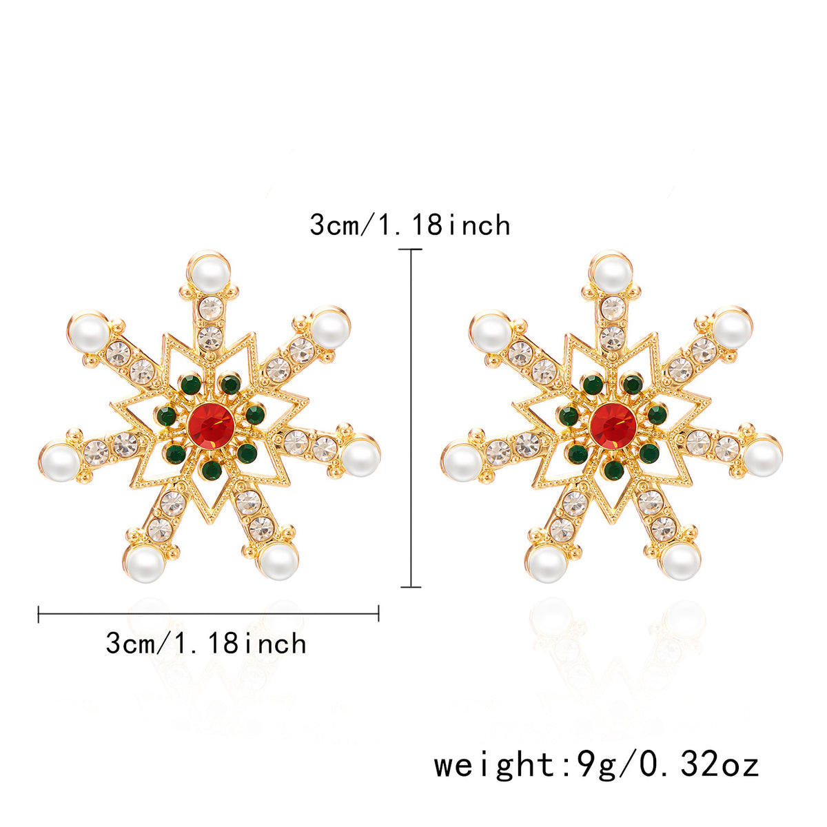 Christmas Rhinestone Earrings Collection Twelve Styles · mproduct-13037b1c3e38806bfd07