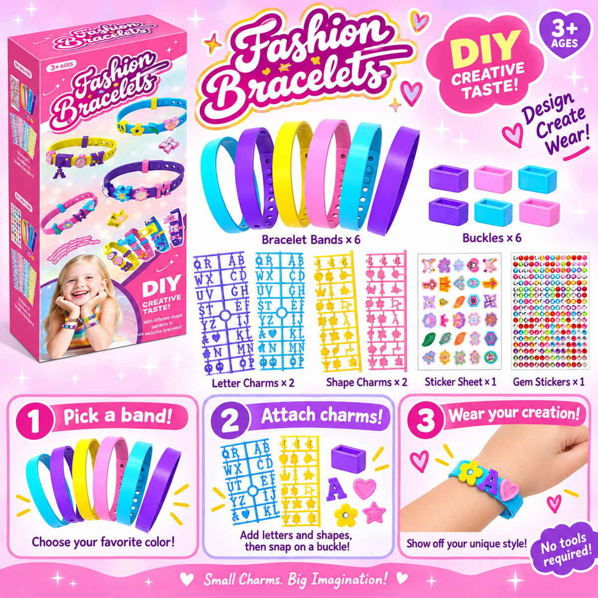 Princess DIY Bracelet Craft Kit YC 02 Design · mproduct-137a1372e72542f7aa5a