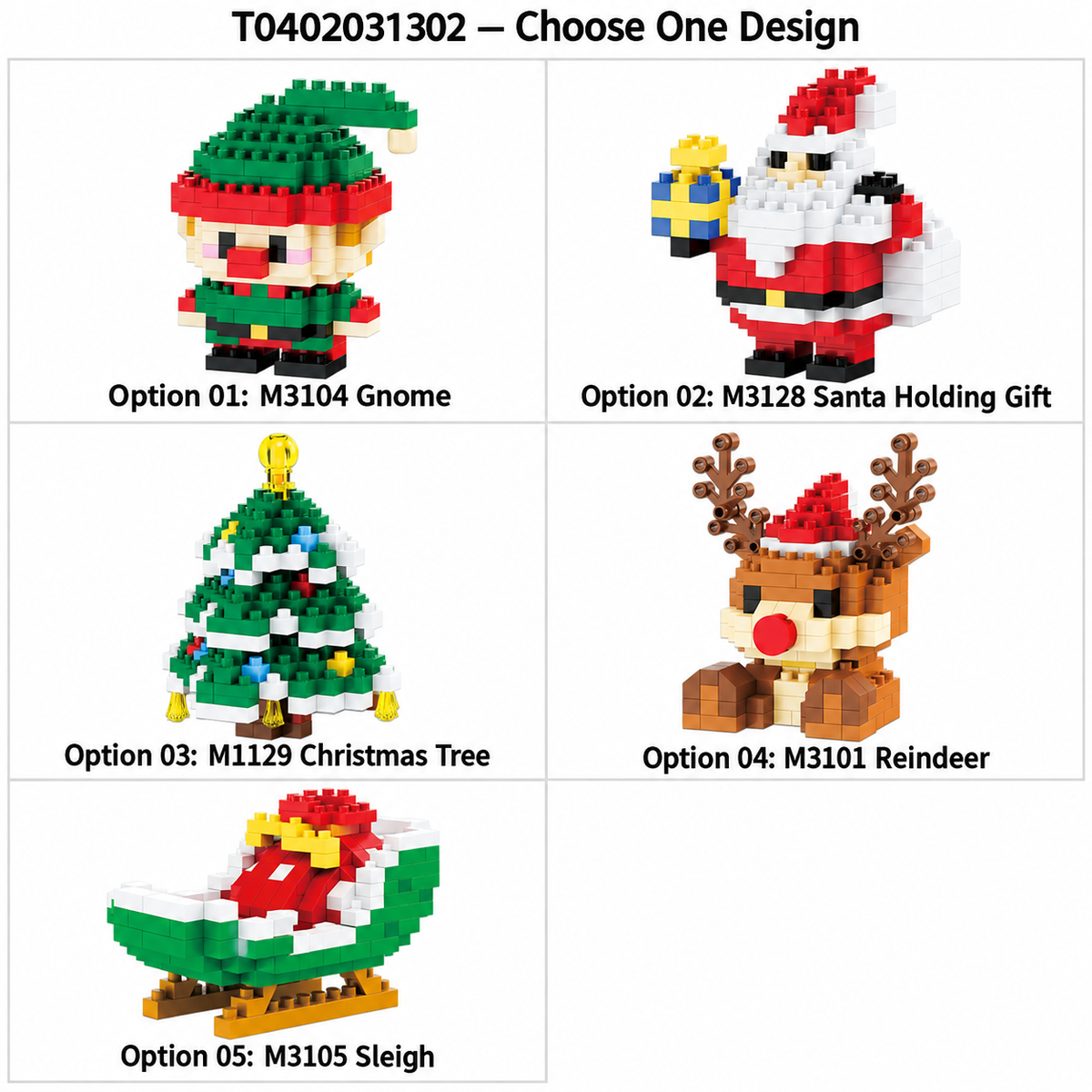 Christmas Micro Building Block Collection Fourteen Designs · mproduct-2687f030e166951583fc