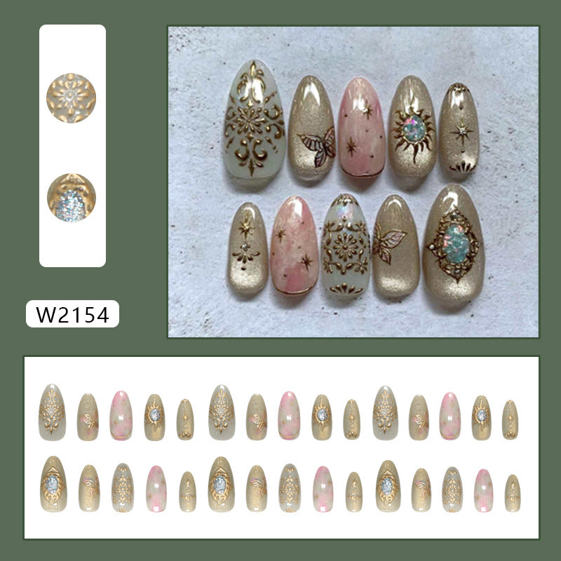 Crystal Mist Cat Eye Totem Press On Nail Set · mproduct-29114923b2692f546584